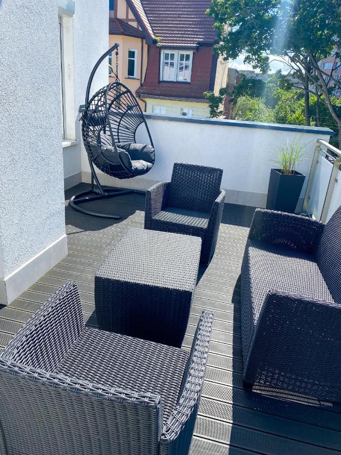 Nowy Apartament Z Duzym Tarasem I Parkingiem Swinoujscie Luaran gambar